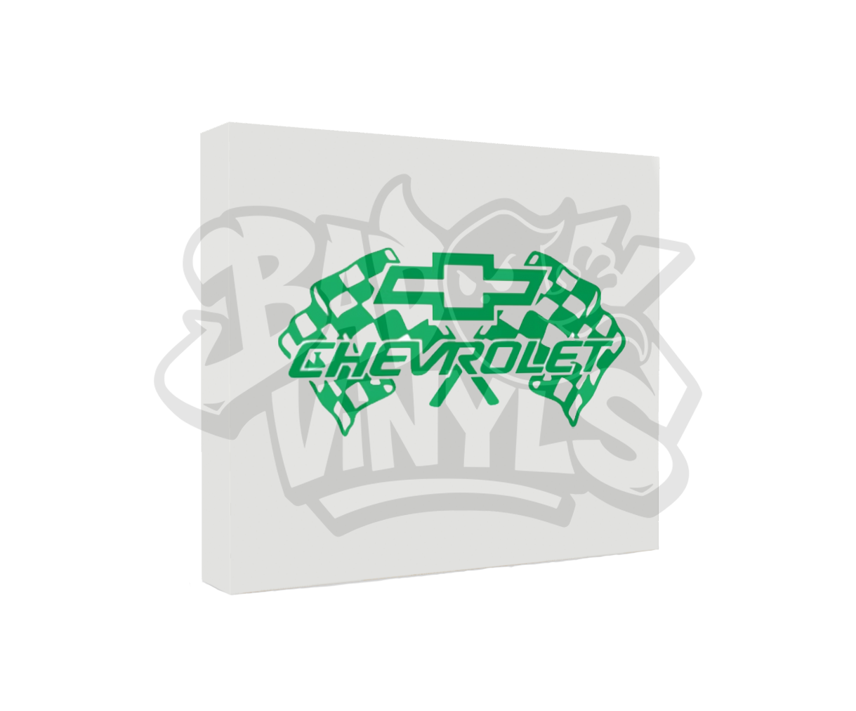PEGATINA CHEVROLET BANDERAS