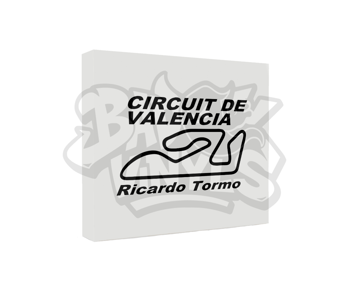 PEGATINA CIRCUITO DE VALENCIA RICARDO TORMO