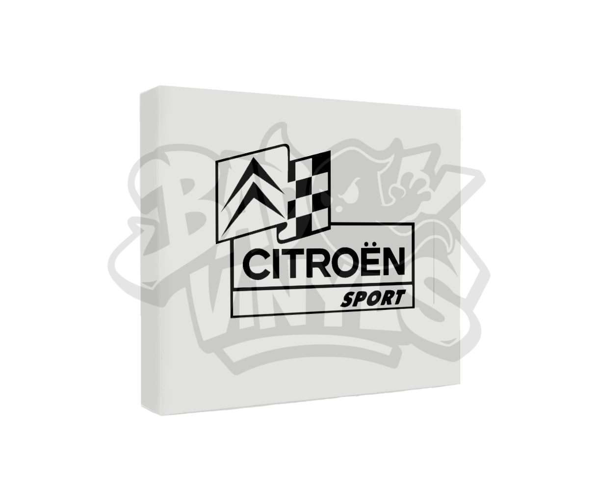 PEGATINA CITROEN SPORT RECUADRO