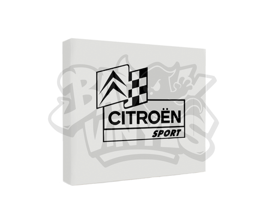 PEGATINA CITROEN SPORT RECUADRO