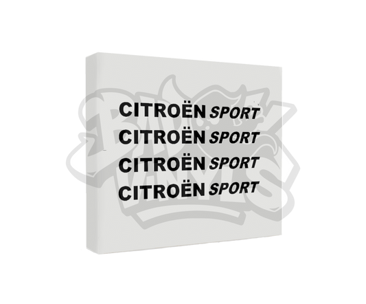 PEGATINA CITROEN SPORT LLANTAS