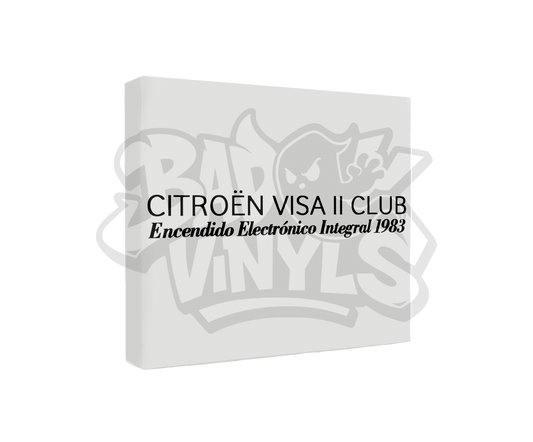 PEGATINA CITROEN VISA II CLUB ENCENDIDO ELECTRONICO INTEGRAL 1983