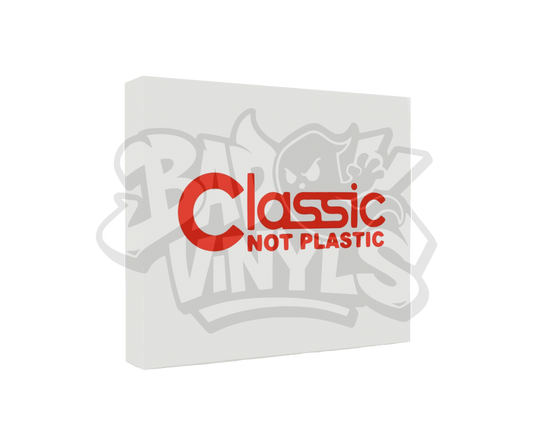 PEGATINA CLASSIC NOT PLASTIC