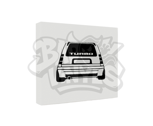 PEGATINA GT TURBO CULO RENAULT