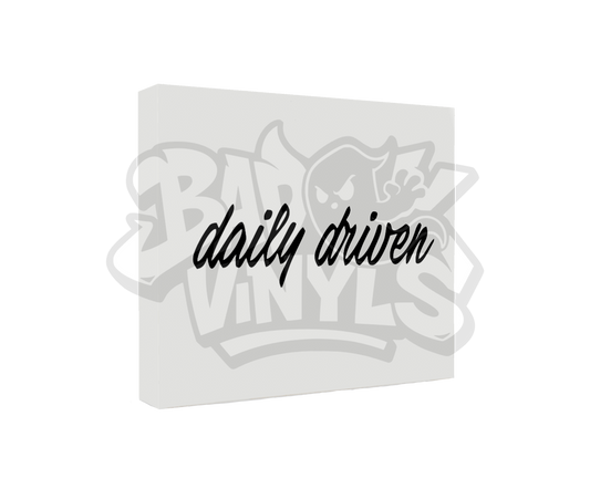 PEGATINA DAILY DRIVEN