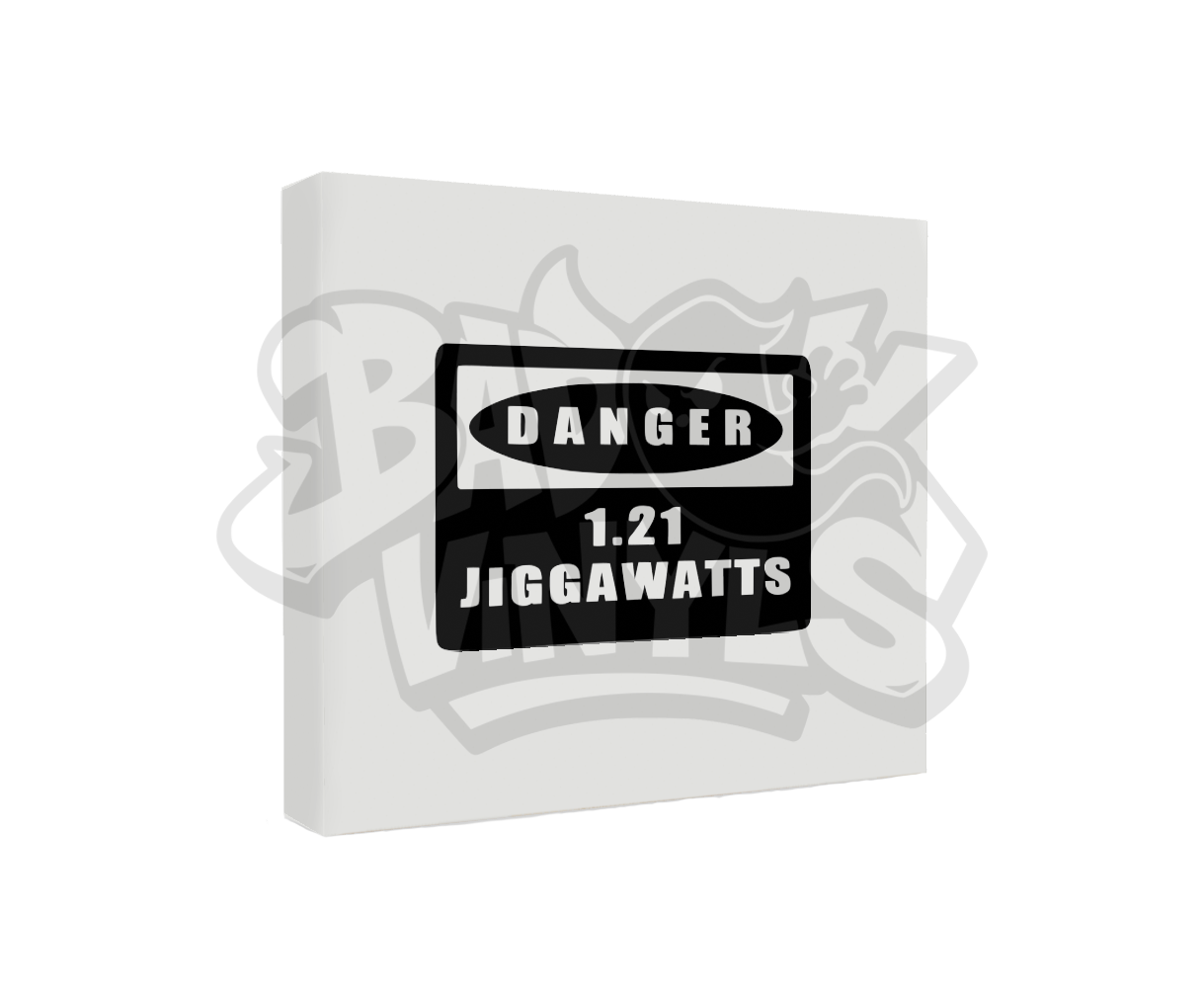 PEGATINA DANGER 1.21 JIGGAWATTS (REGRESO AL FUTURO)