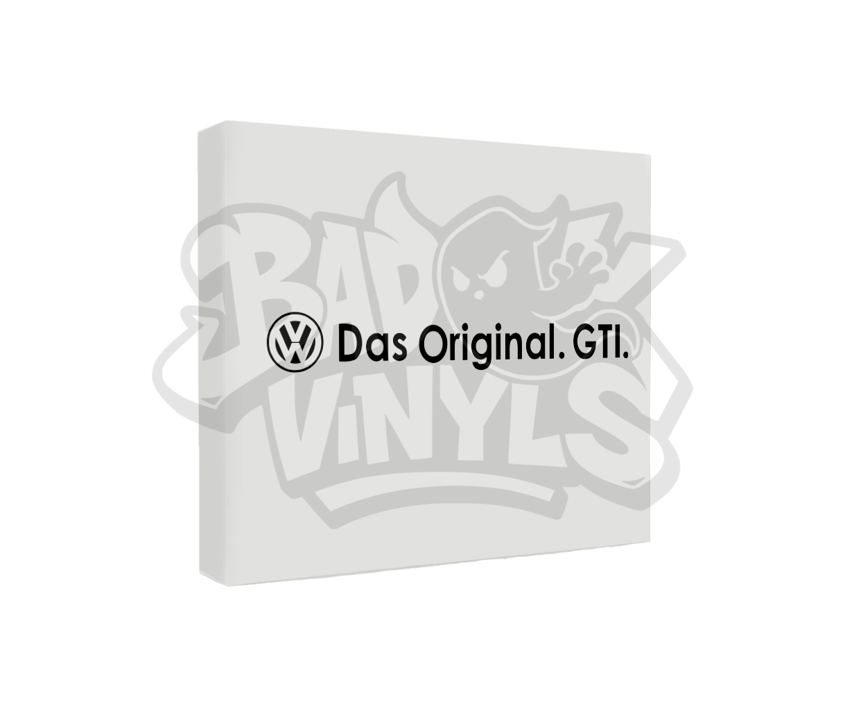 PEGATINA DAS ORIGINAL GTI VOLKSWAGEN