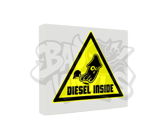 PEGATINA DIESEL INSIDE BICOLOR