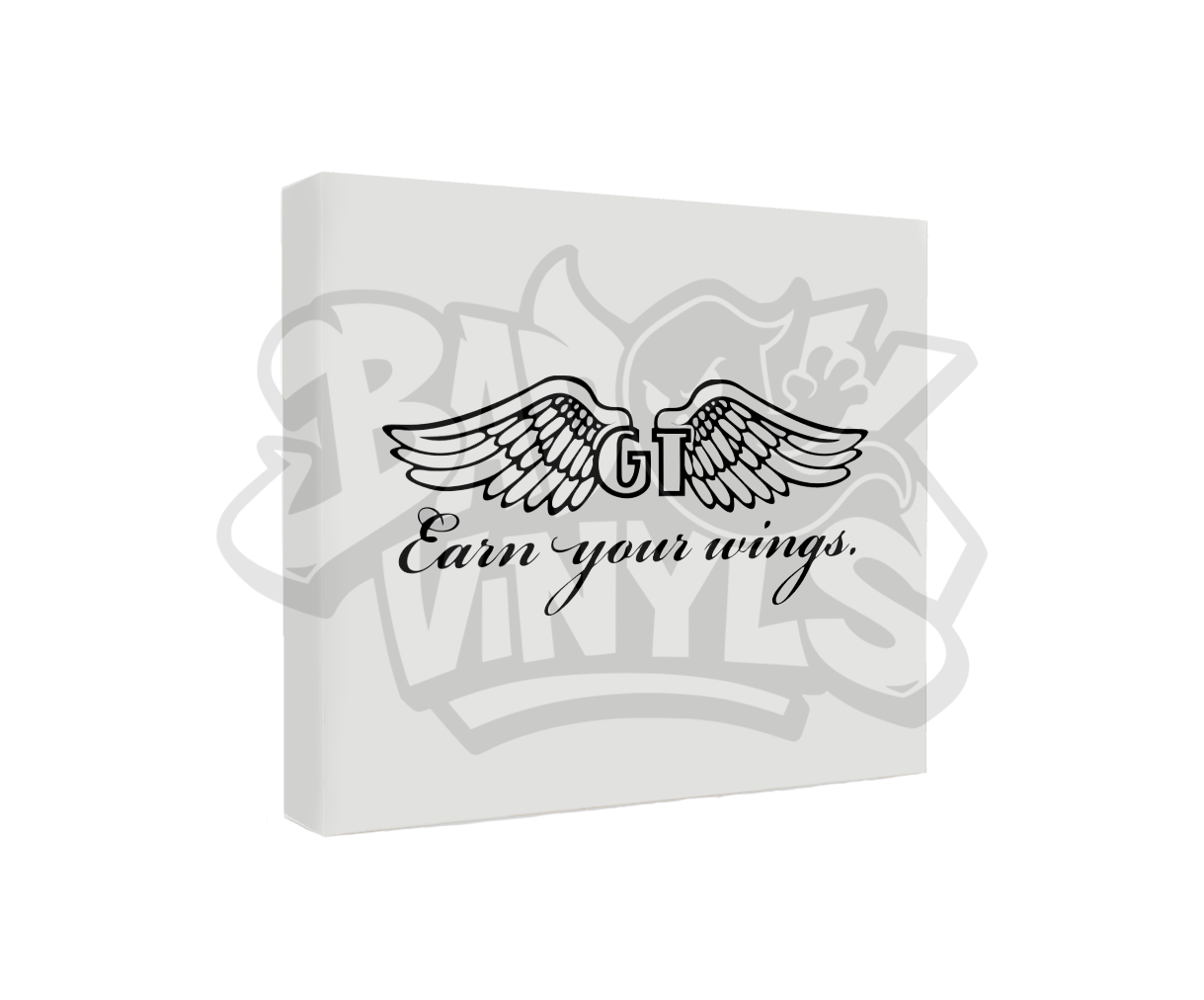 PEGATINA GT EARN YOUR WINGS