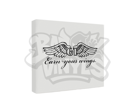 PEGATINA GT EARN YOUR WINGS