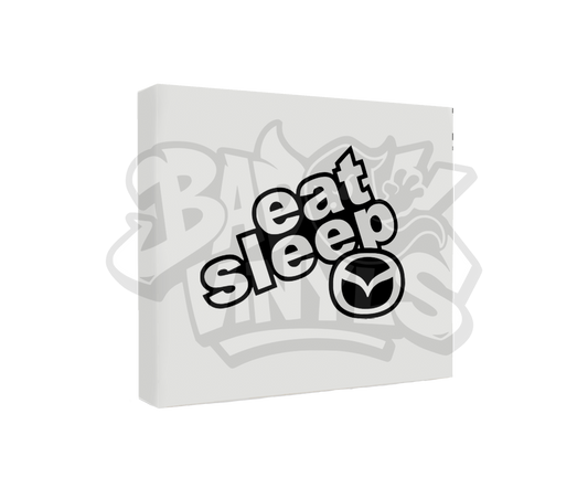PEGATINA EAT SLEEP MAZDA