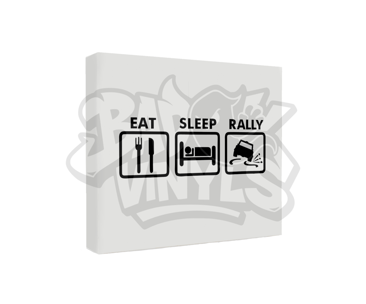 PEGATINA EAT SLEEP RALLY