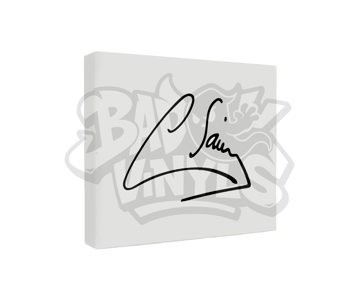 PEGATINA CARLOS SAINZ FIRMA