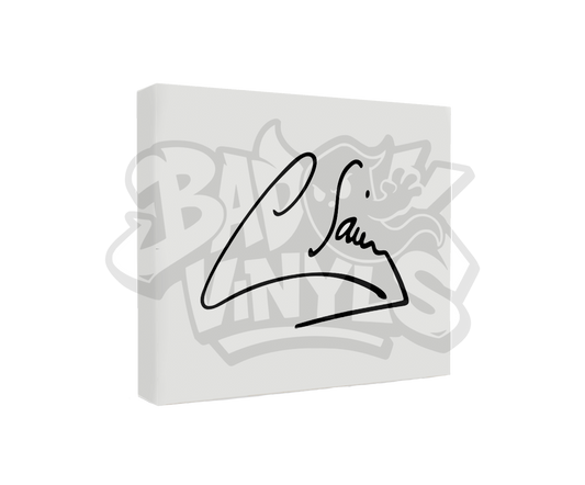 PEGATINA CARLOS SAINZ FIRMA
