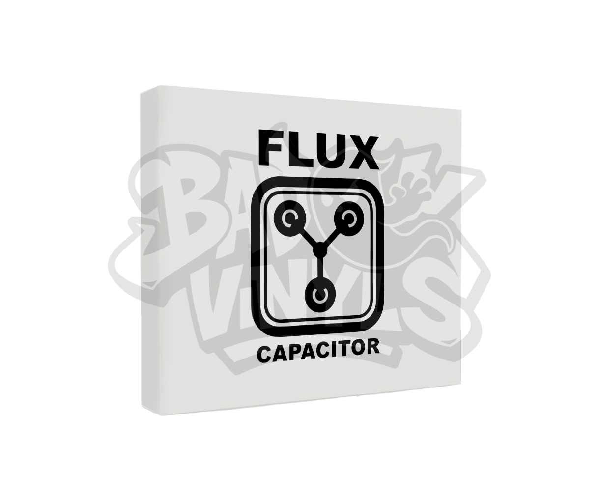 PEGATINA FLUX CAPACITOR (CONDENSADOR DE FLUZO REGRESO AL FUTURO)
