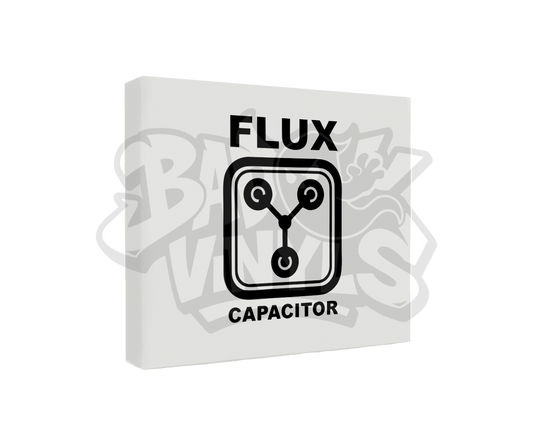 PEGATINA FLUX CAPACITOR (CONDENSADOR DE FLUZO REGRESO AL FUTURO)
