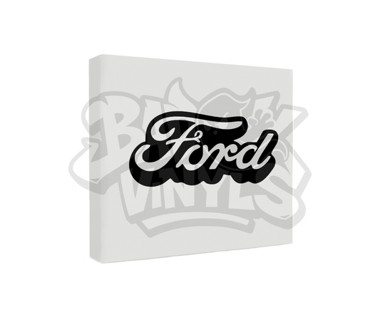 PEGATINA FORD CON BORDE