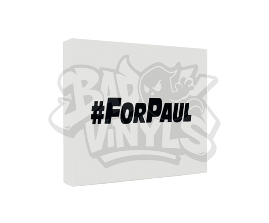 PEGATINA #FORPAUL