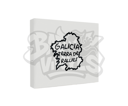 PEGATINA GALICIA TERRA DE RALLIES