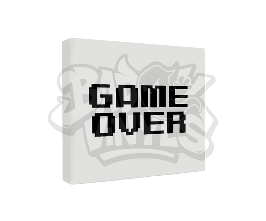 PEGATINA GAME OVER