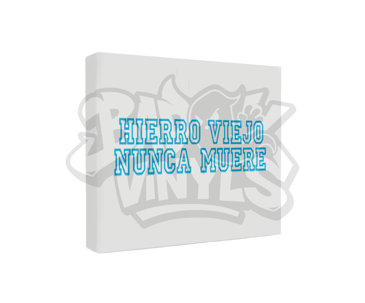 PEGATINA HIERRO VIEJO NUNCA MUERE UNIVERSITY