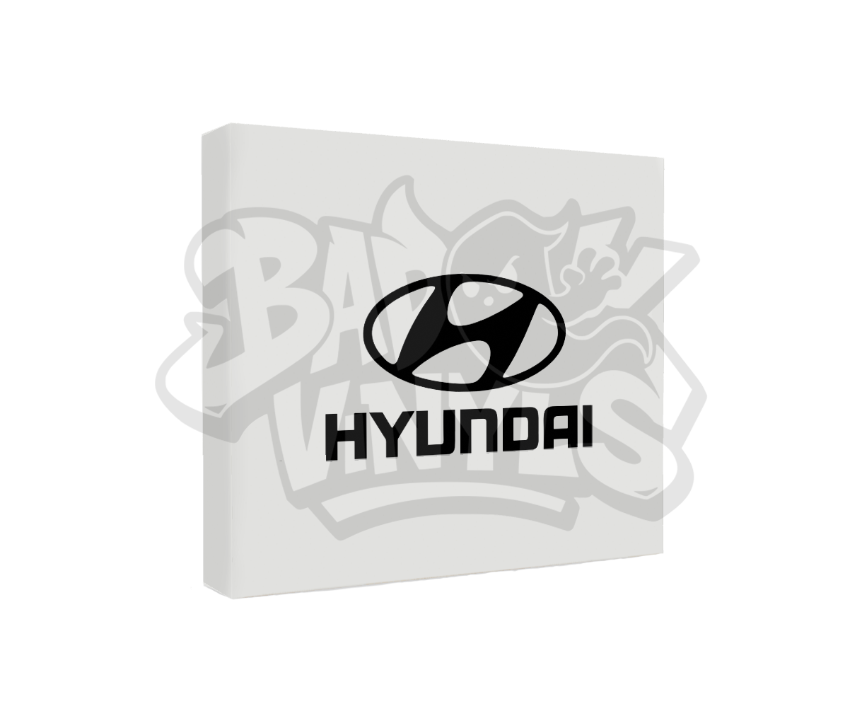PEGATINA HYUNDAI CON LETRAS