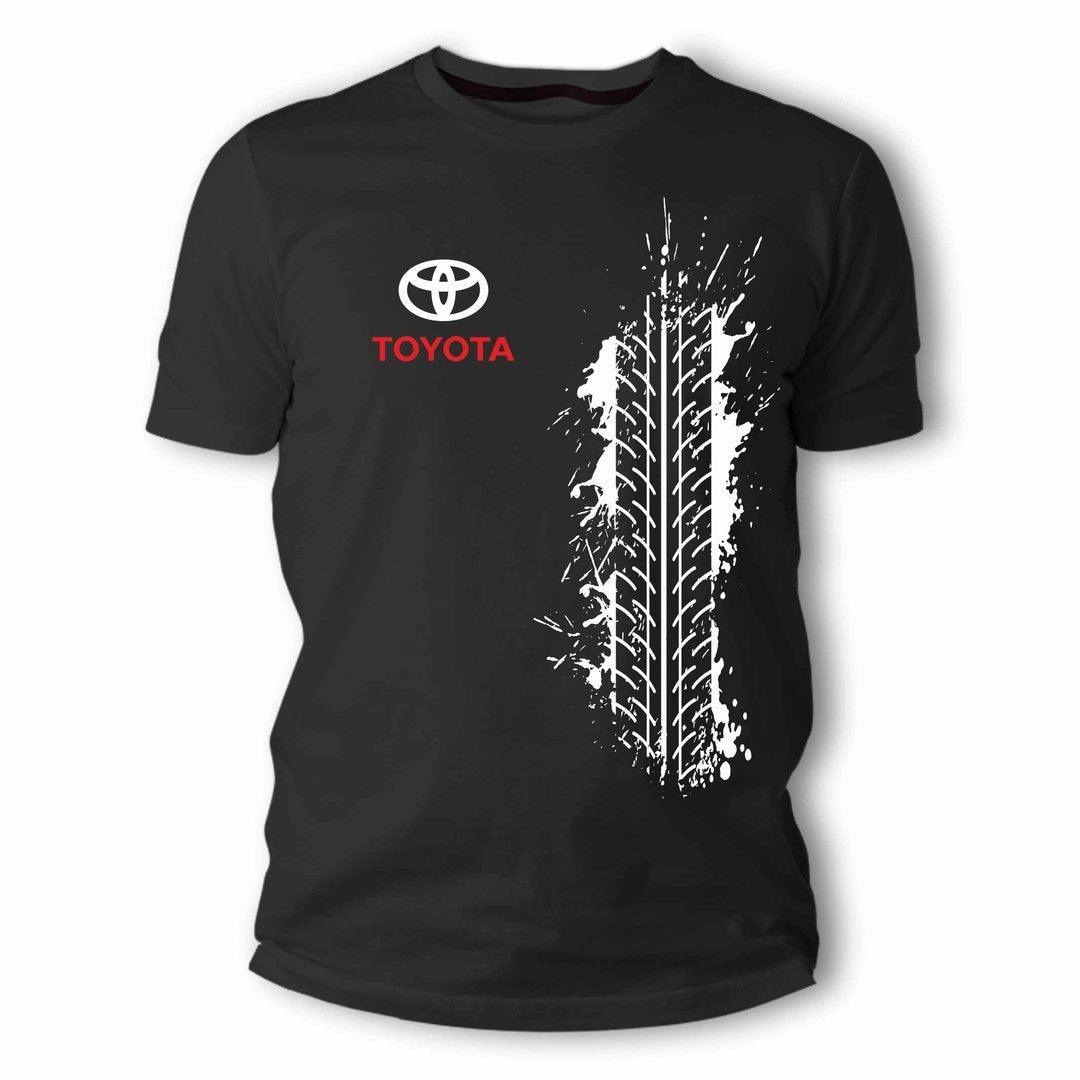 CAMISETA TOYOTA HUELLA DE NEUMATICO