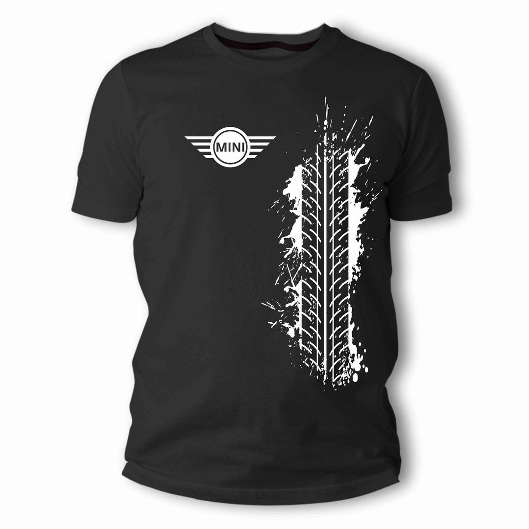 CAMISETA MINI COOPER HUELLA DE NEUMATICO