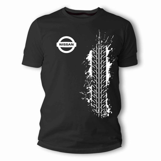 CAMISETA NISSAN HUELLA DE NEUMATICO