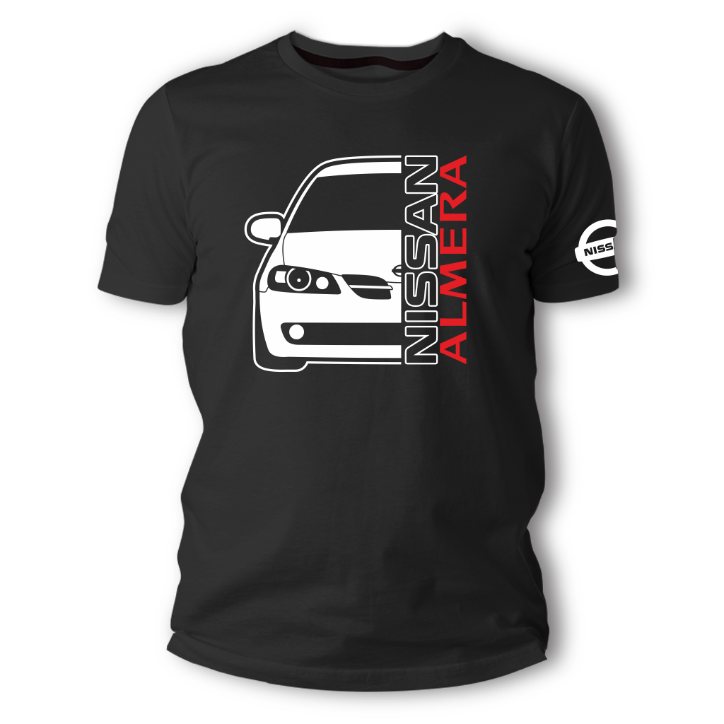 CAMISETA NISSAN ALMERA DOS LADOS