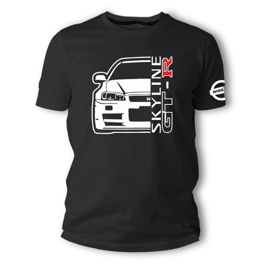 CAMISETA NISSAN SKYLINE GT R DOS LADOS