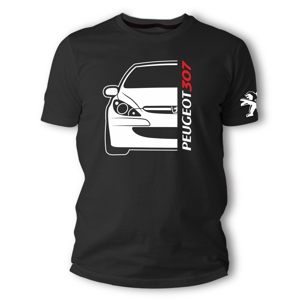 CAMISETA PEUGEOT  307 DOS LADOS
