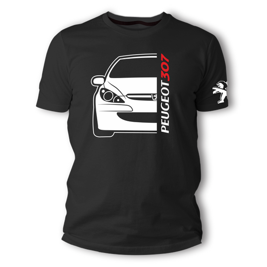 CAMISETA PEUGEOT  307 DOS LADOS