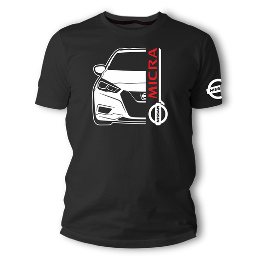 CAMISETA NISSAN MICRA 2017  DOS LADOS