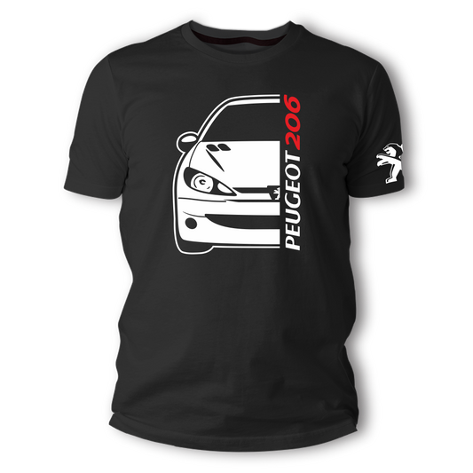 CAMISETA PEUGEOT 206 DOS LADOS