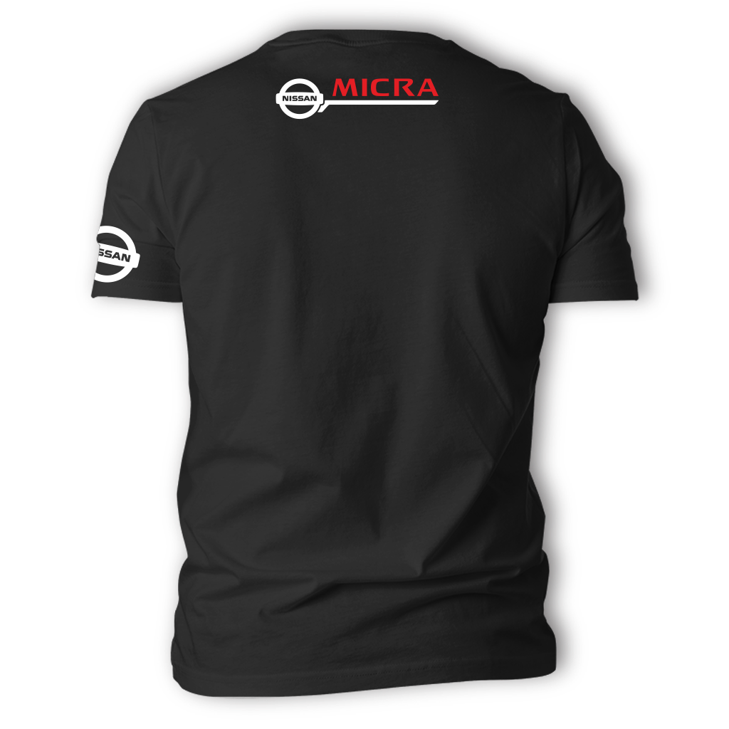 CAMISETA NISSAN MICRA 2017  DOS LADOS