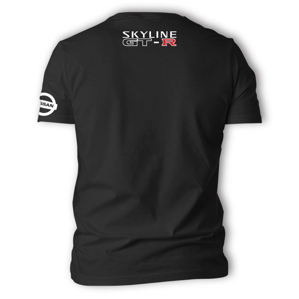 CAMISETA NISSAN SKYLINE GT R DOS LADOS