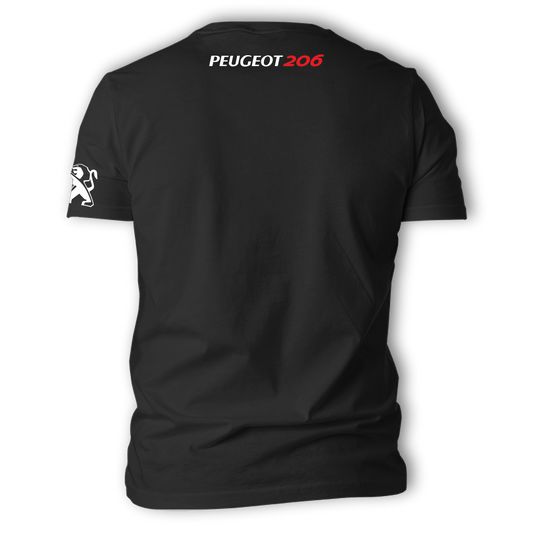 CAMISETA PEUGEOT 206 DOS LADOS