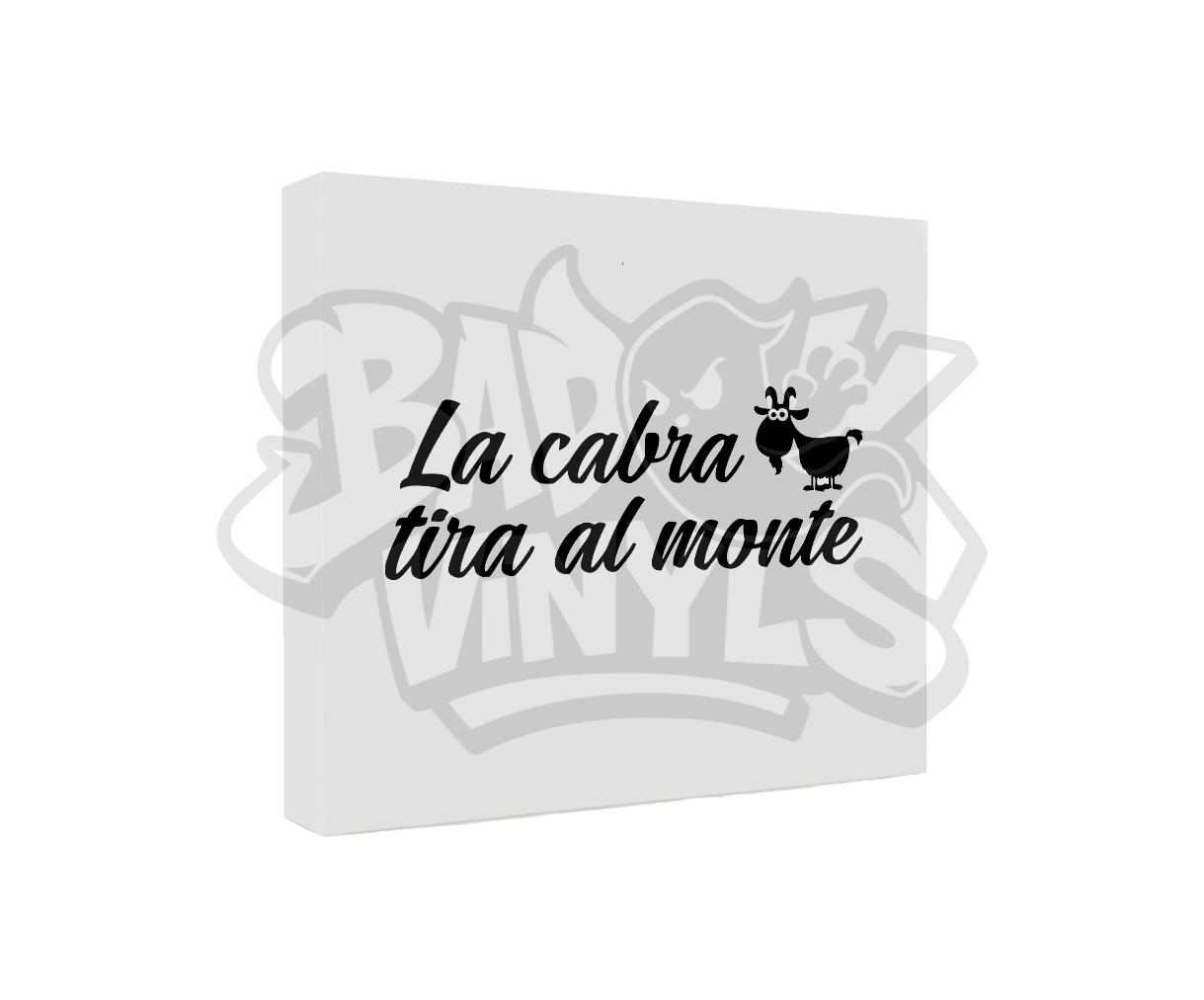 PEGATINA LA CABRA TIRA AL MONTE