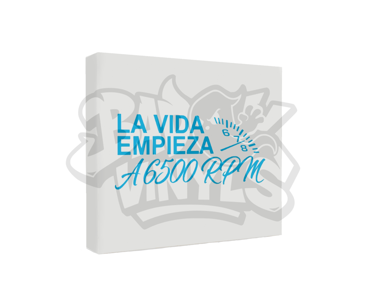 PEGATINA LA VIDA EMPIEZA A 6500 RPM