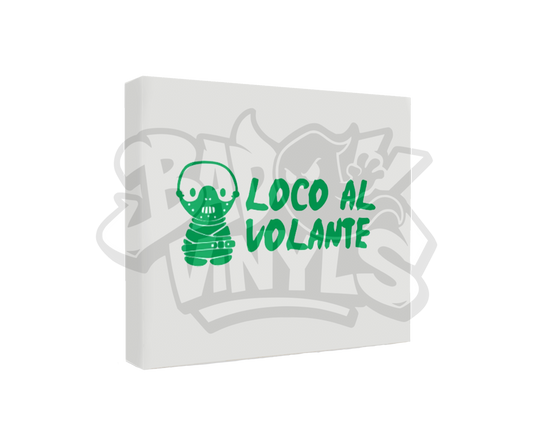 PEGATINA LOCO AL VOLANTE