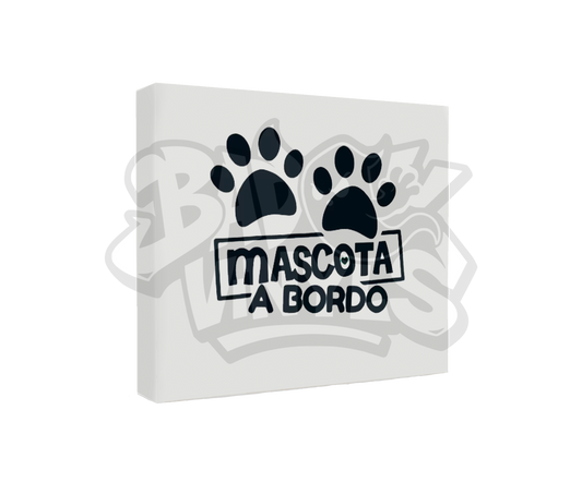 PEGATINA MASCOTA A BORDO