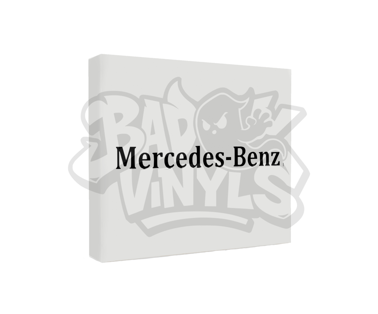 PEGATINA MERCEDES BENZ LETRAS