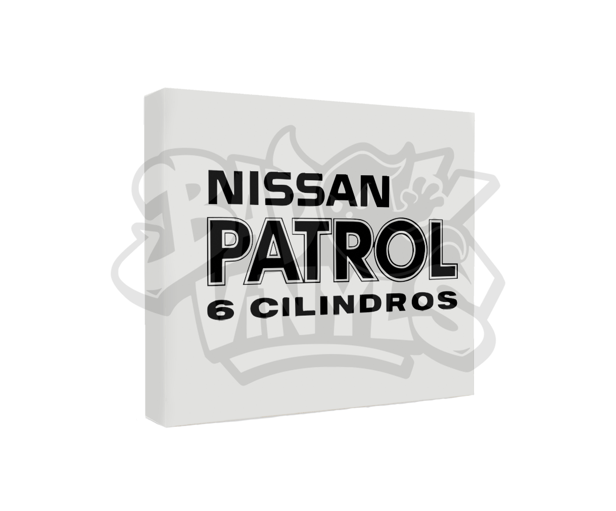 PEGATINA NISSAN PATROL 6 CILINDROS