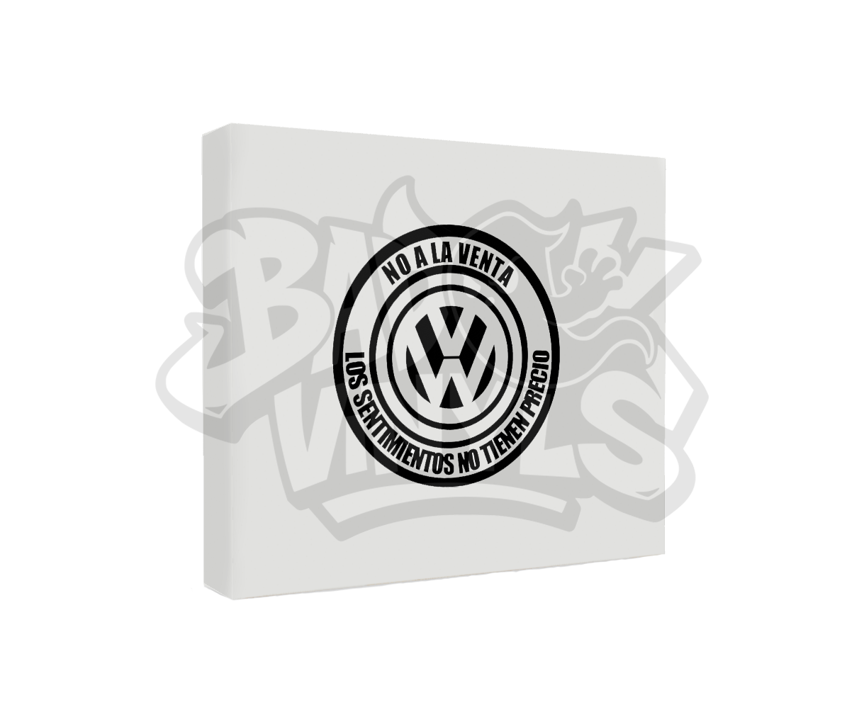 PEGATINA NO A LA VENTA VOLKSWAGEN