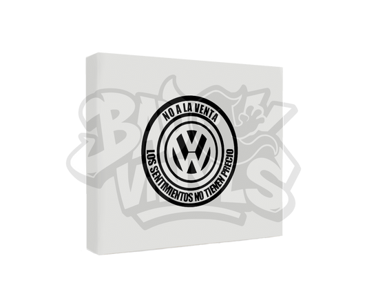 PEGATINA NO A LA VENTA VOLKSWAGEN