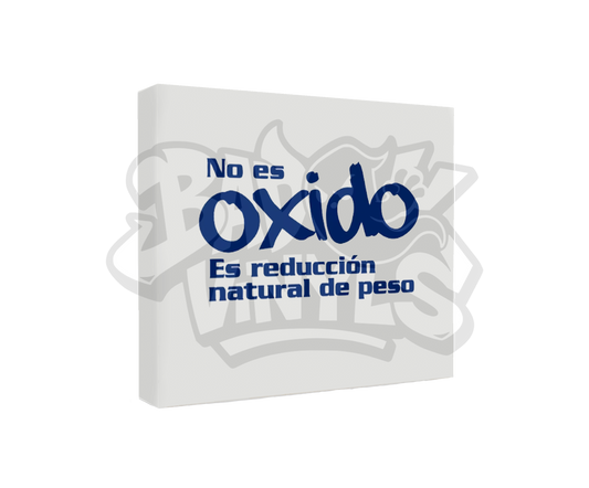 PEGATINA NO ES OXIDO ES REDUCCION NATURAL DE PESO