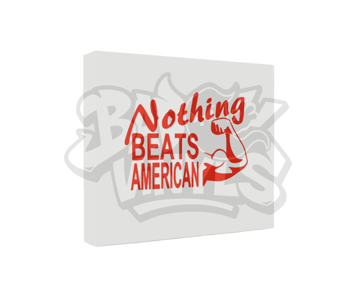 PEGATINA NOTHING BEATS AMERICAN MUSCLE