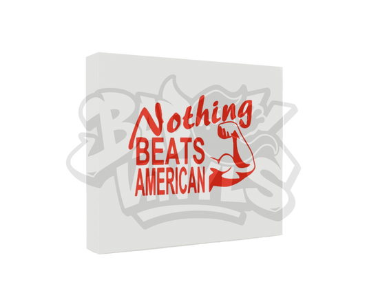 PEGATINA NOTHING BEATS AMERICAN MUSCLE