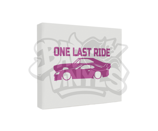 PEGATINA ONE LAST RIDE